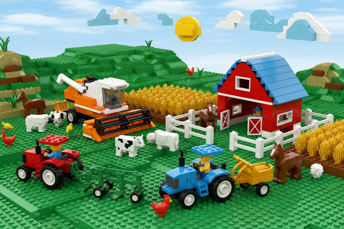 Construisez votre ferme idéale avec nos briques agricoles miniatures
