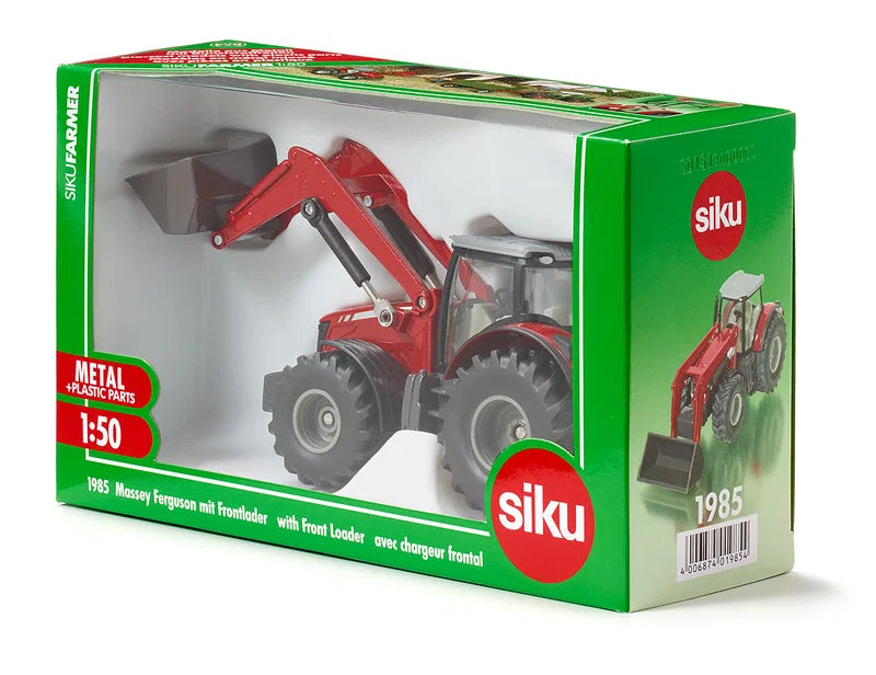 Tracteur Massey Ferguson 8690 + Chargeur Frontal | 1:50 Siku | Réf. SIKU1985