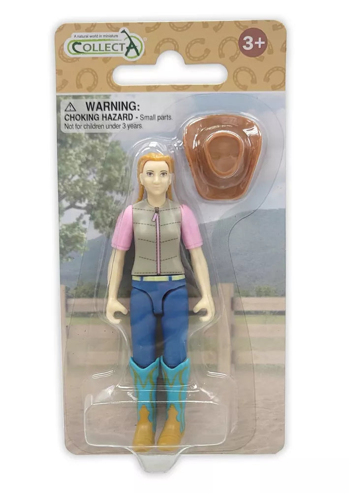 Cavalière avec chapeau de cow-girl CollectA
