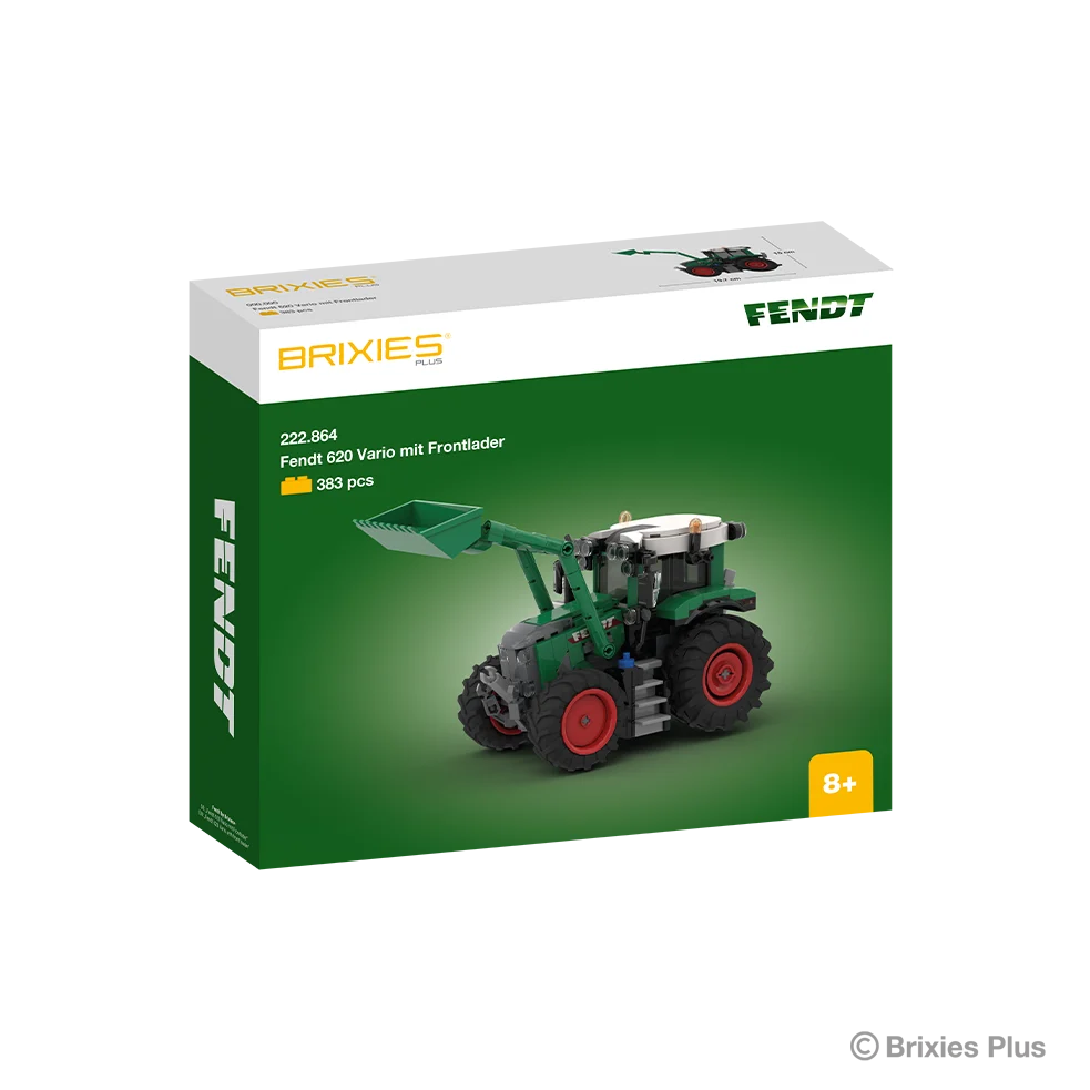 Fendt 620 Vario avec chargeur frontal à construire – BRIXIES Plus 222.864