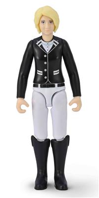 Cavalière de tournoi avec casque CollectA