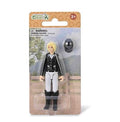 Cavalière de tournoi avec casque CollectA
