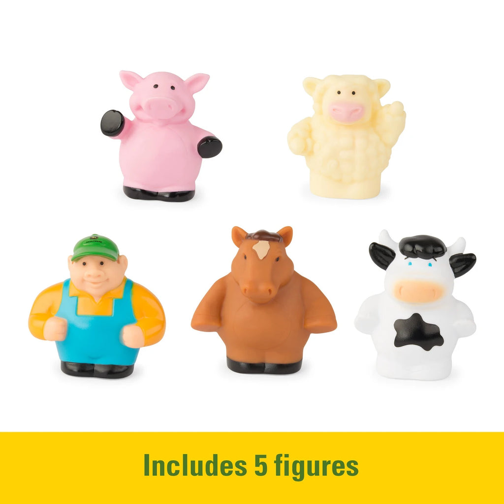 Tracteur John Deere Sons d'Animaux + Remorque + 4 Animaux | Britains Tomy | Réf. 34908