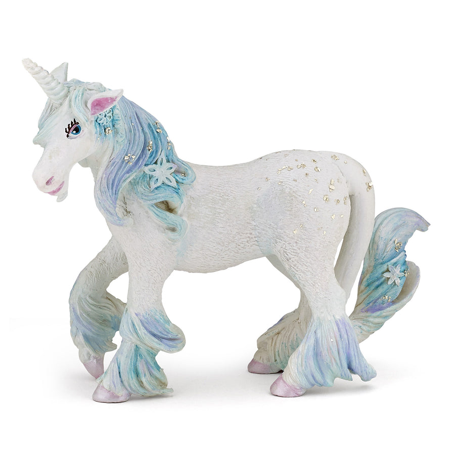 Figurine Licorne des Glaces Papo 39104 – Miniature féerique peinte à la main