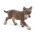 Figurine Louveteau Papo 50284 – Miniature loup sauvage peinte à la main