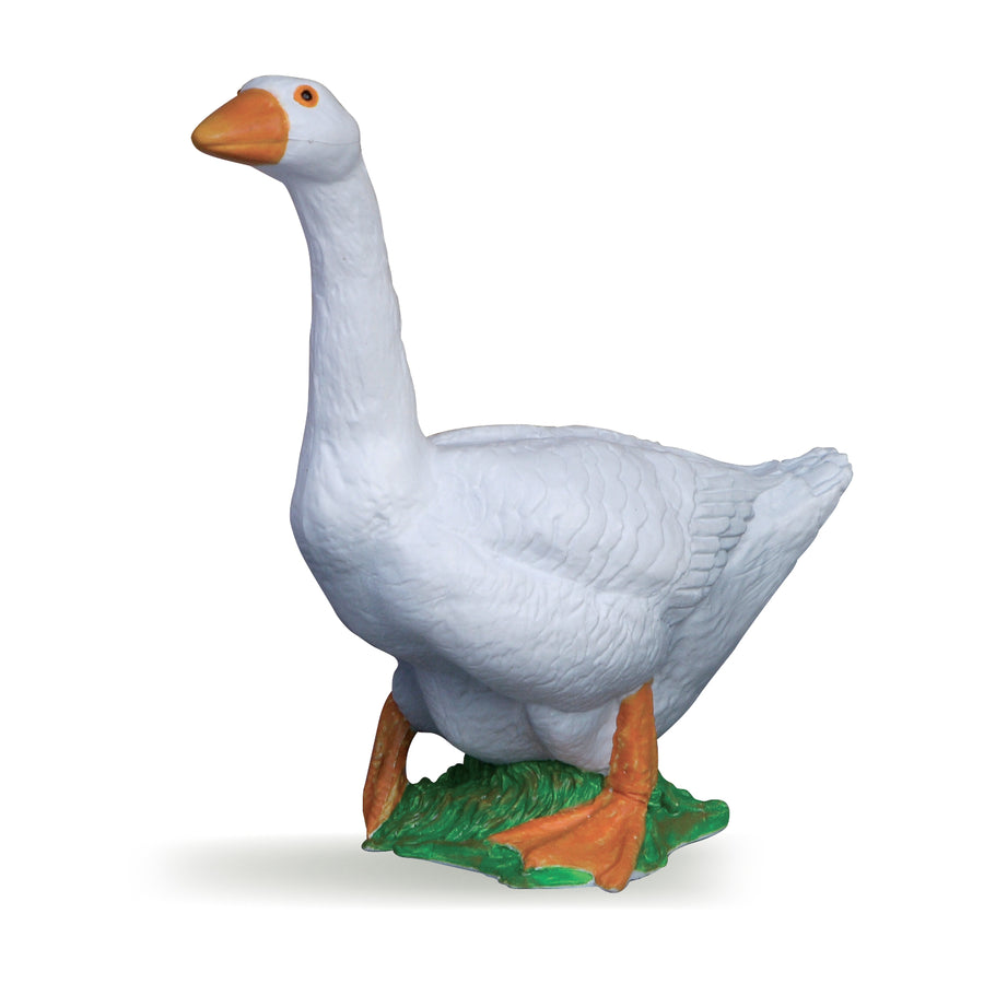 Figurine Oie Blanche Papo 51061 – La vie à la ferme, peinte à la main