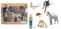 Cavalière amateur et accessoires CollectA – Coffret