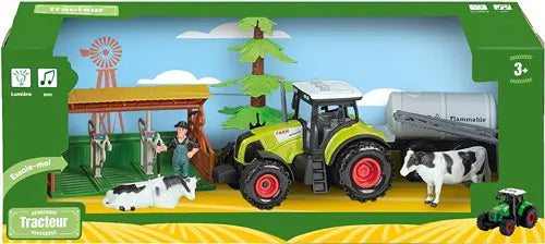 Coffret ferme avec tracteur son et lumière, modèle aléatoire | A2502257