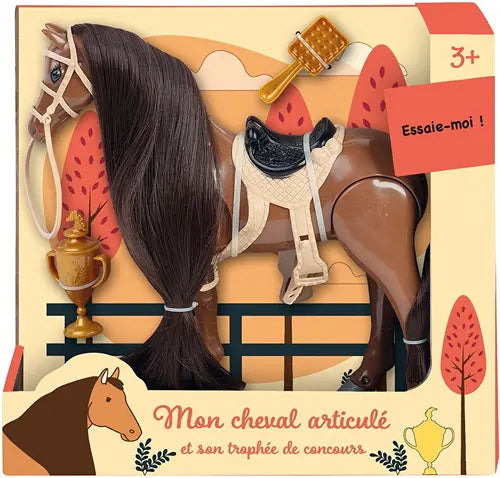 Cheval qui trotte et hennit, 25 cm | Modèle aléatoire A2502267