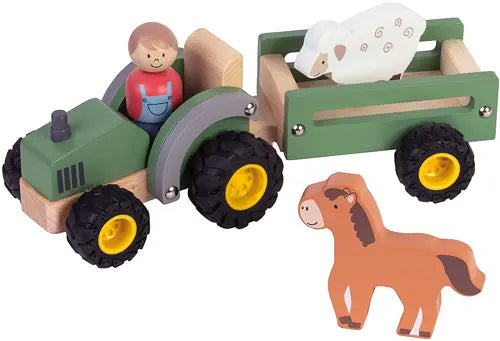 Tracteur avec remorque et animaux dès 18 mois, modèle aléatoire | A2602399