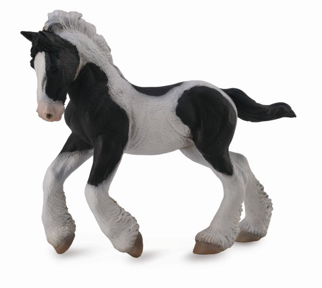 Poulain Gypsy noir et blanc pie CollectA – Figurine M
