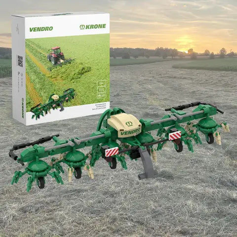 MunichBricks 209033190 – KRONE™ Vendro 620 – Presse à Balles Rondes Échelle 1:32