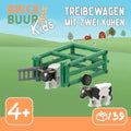 MunichBricks 22KMS1N1 – Deux Vaches et Remorque – Set Briques Ferme