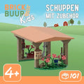 MunichBricks 22KMS1N2 – Hangar avec Accessoires – Set Briques Ferme