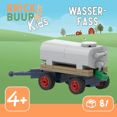 MunichBricks 22KMS1N4 – Tonneau d’Eau – Set Briques Ferme