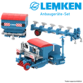MunichBricks LEMKEN™ – Set Tracteur et Équipements Agricoles Échelle 1:32