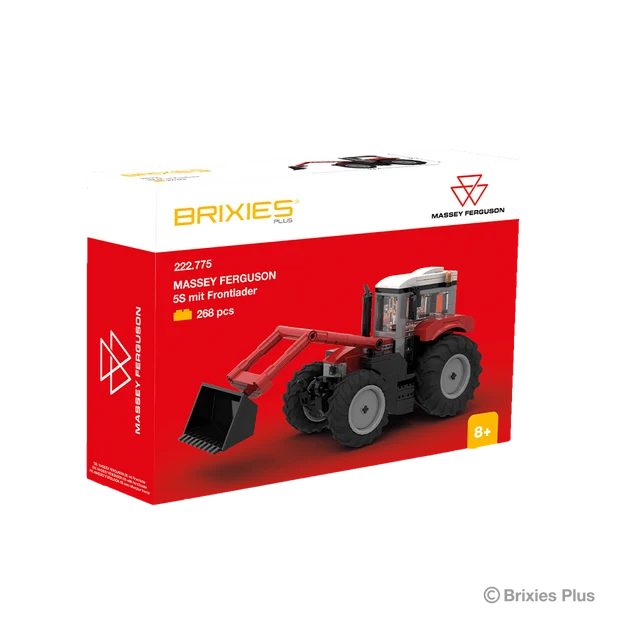 Massey Ferguson 5S avec chargeur frontal 1/32 – BRIXIES Plus 222.775