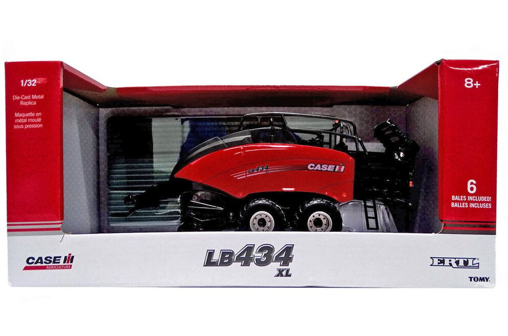 Presse à Balles Carrées Case IH LB434XL + 6 Balles de Foin | 1:32 ERTL | Réf. ERT44288