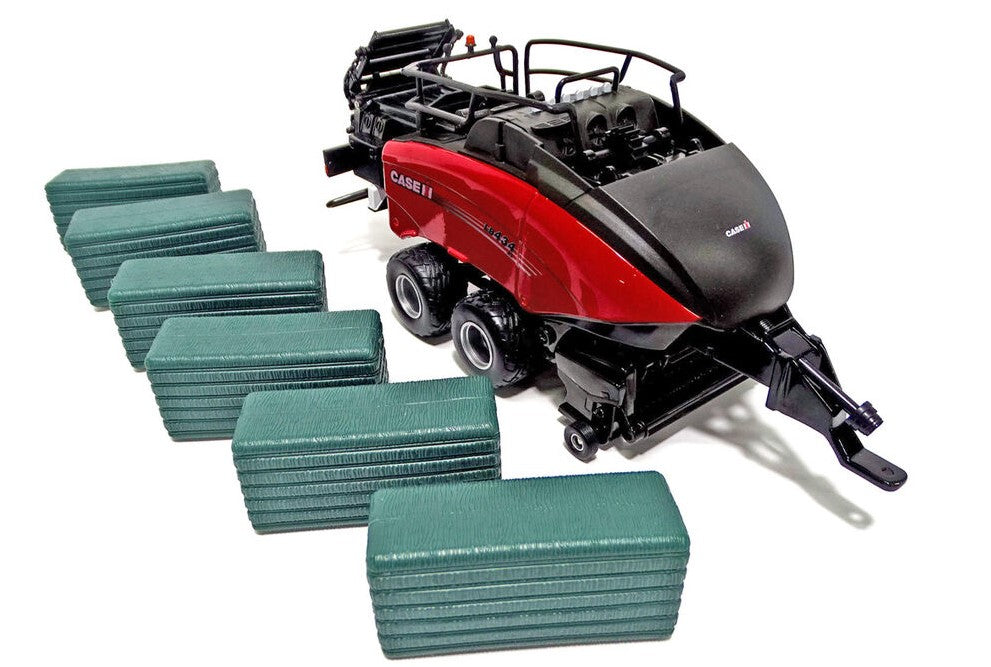 Presse à Balles Carrées Case IH LB434XL + 6 Balles de Foin | 1:32 ERTL | Réf. ERT44288
