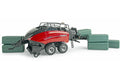 Presse à Balles Carrées Case IH LB434XL + 6 Balles de Foin | 1:32 ERTL | Réf. ERT44288