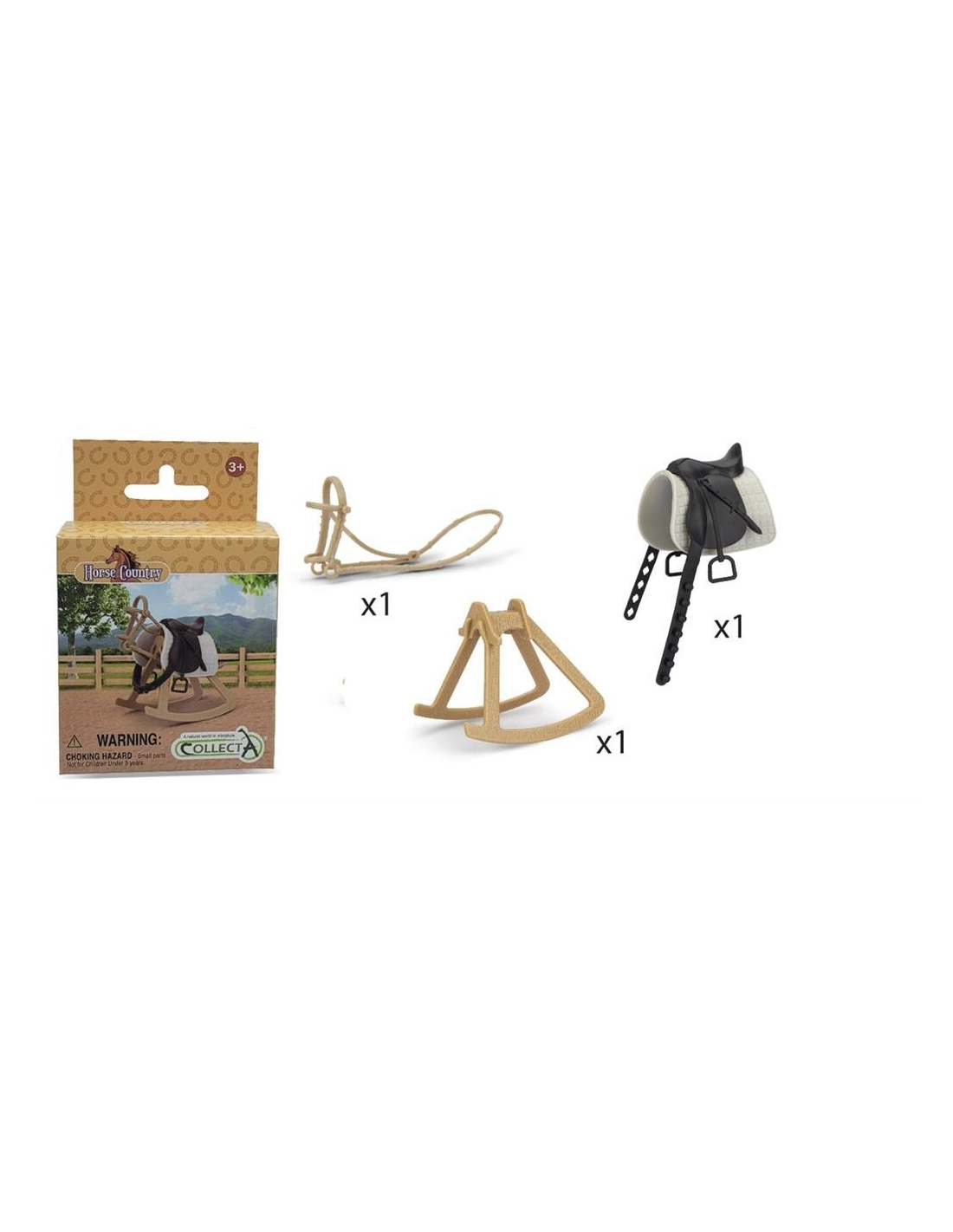 Accessoires d’équitation CollectA – Coffret dès 3 ans