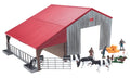 Hangar miniature avec animaux et personnage – Britains 43388 – 1/32