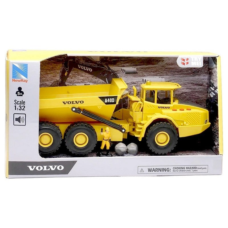 Camion Dumper Volvo A40D avec Sons et Lumières – Échelle 1:32