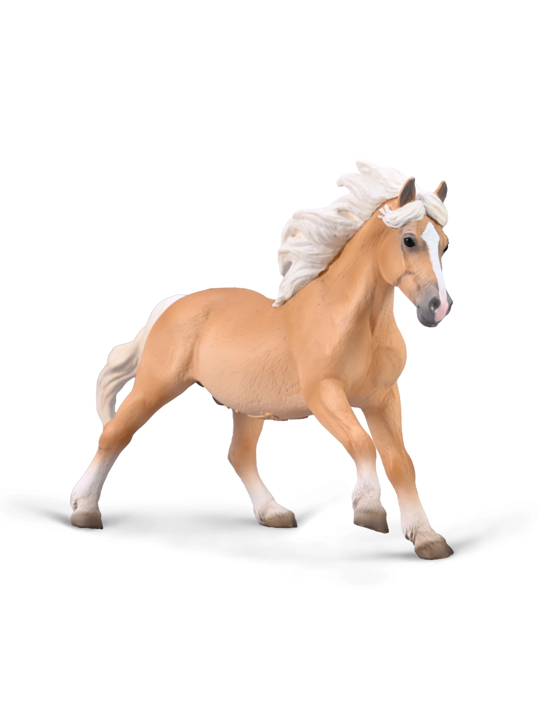 CollectA 80038 – Étalon Haflinger Alezan Crins Clairs