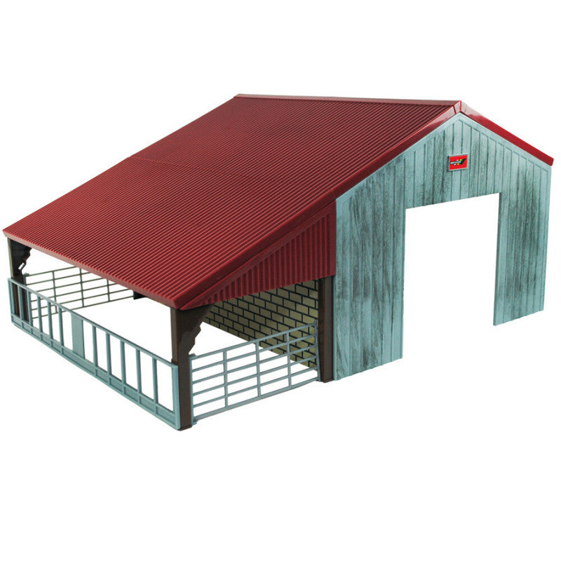 Hangar miniature avec animaux et personnage – Britains 43388 – 1/32