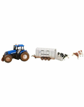 Siku 8607 – New Holland T8.390 avec remorque à bétail 1:32