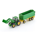 Siku 1843 tracteur John Deere avec benne et remorque 1.87