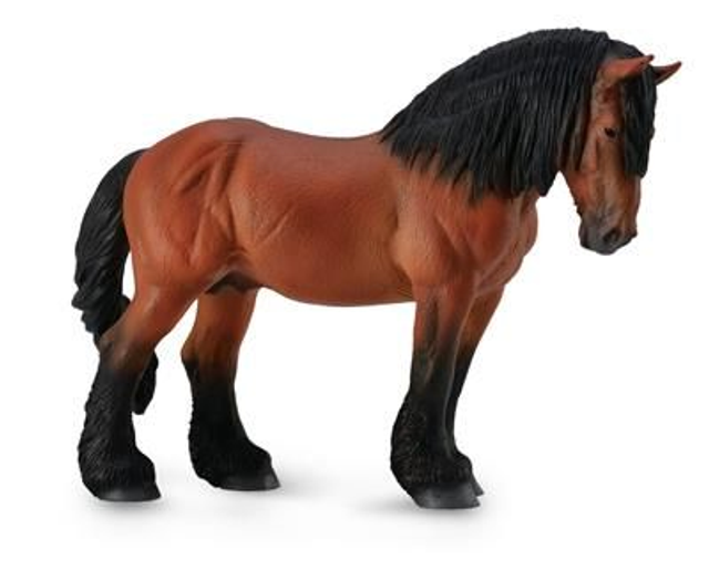 Collecta Pays du cheval >  Chevaux - Échelle 1:20    88759  Étalon Ardennais - Bai