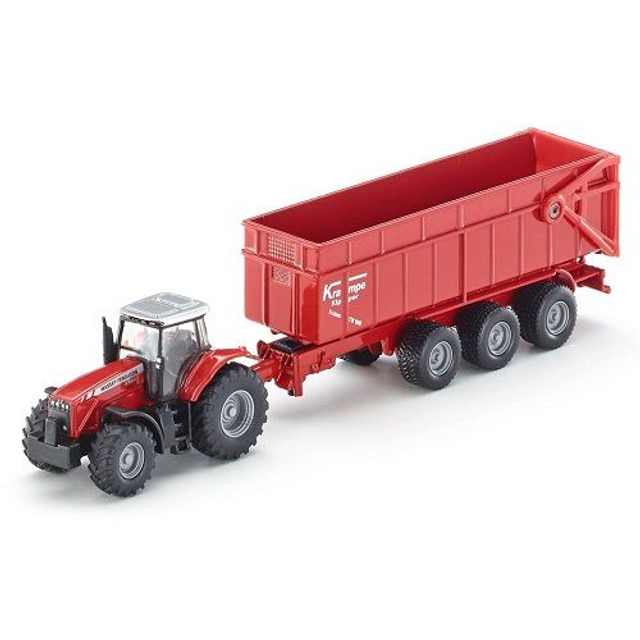 Siku 1844 Tracteur Massey Ferguson avec remorque Ferguson 1.87