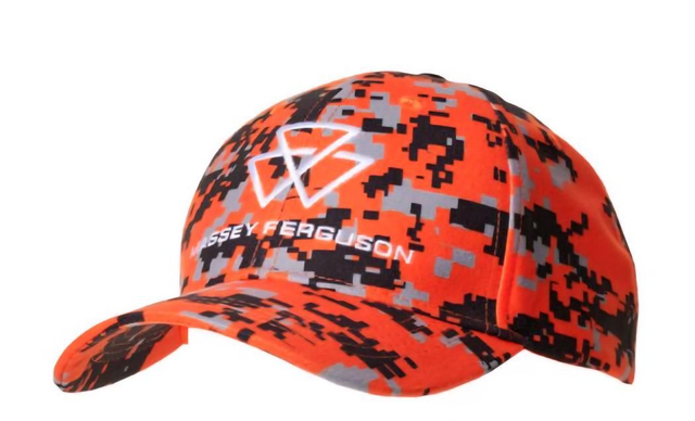 Casquette de chasse MF - Pixels orange