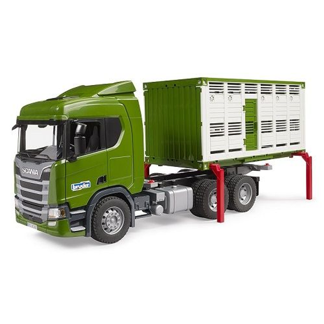 Bruder 03548 camion bétaillère Scania vert