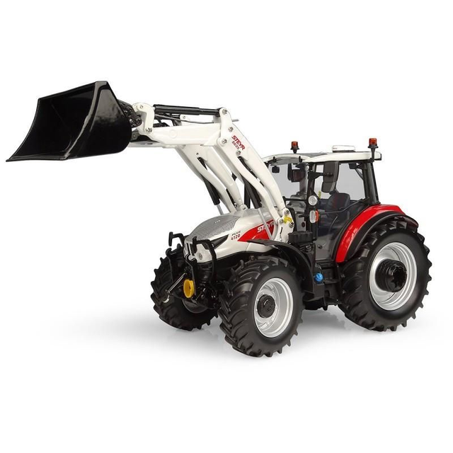 Tracteur miniature STEYR 4120 Plus avec chargeur UH 6823 Universal Hobbies 1-32