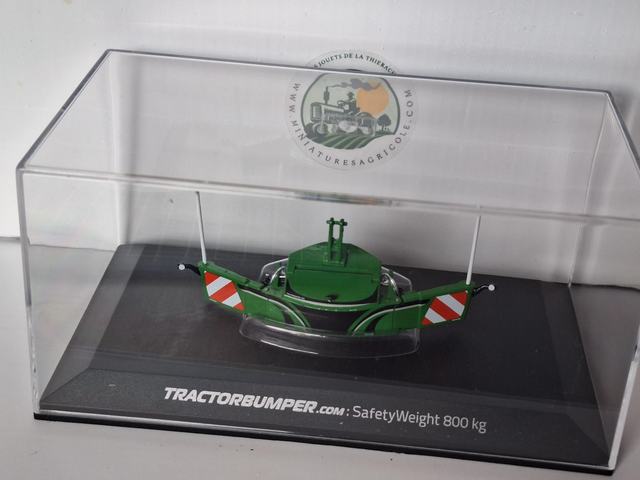 5374 Tractorbumper masse de sécurité 800 kg John Deere style vert 1/32