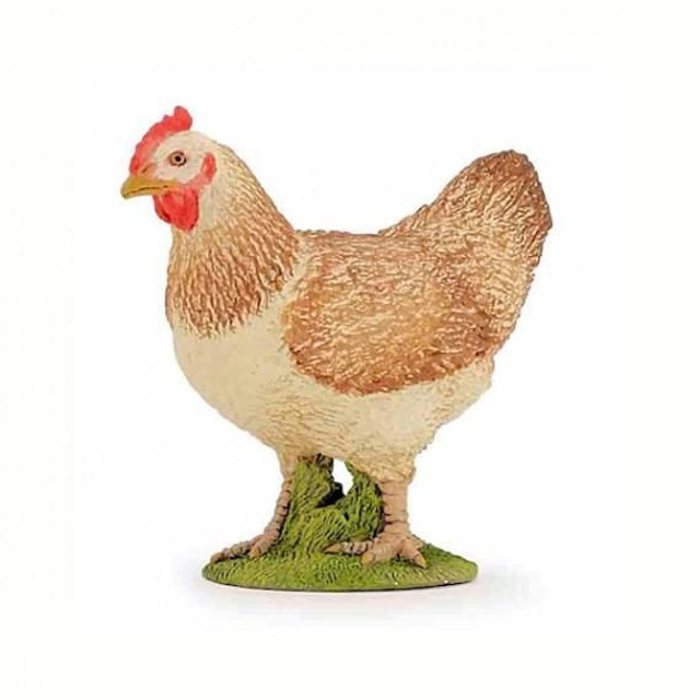 Papo Poule rousse, figurine 51159