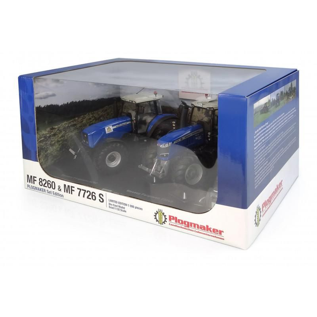 Coffret PLOGMAKER MASSEY FERGUSON 7716S + 8260 UH 7123