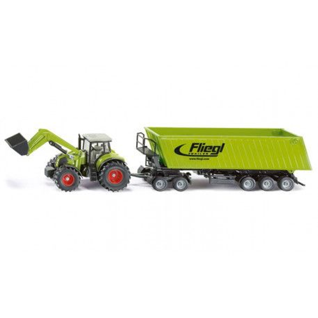 1949 tracteur Claas avec chargeur frontal dolly et benne basculante