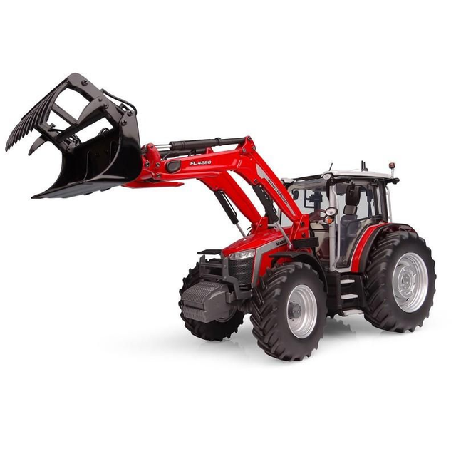 Tracteur miniature MASSEY FERGUSON 5M 145 chargeur FL4121 UH 6784 UH 1/32