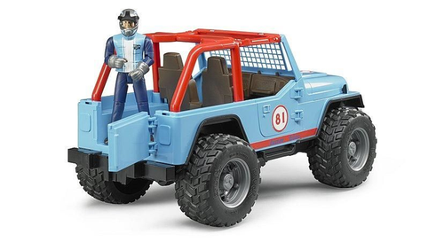 Bruder 02541 - Jeep Cross Country Racer bleue avec conducteur