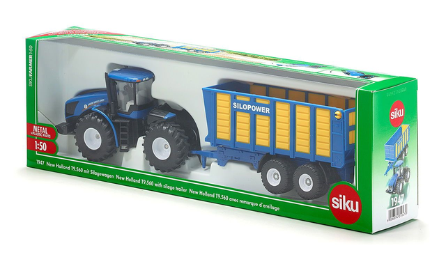 1:50 Tracteur avec remorque d'ensilage 1947