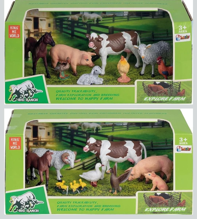 7 Animaux De La Ferme - Modèle choisi aléatoirement 2402282