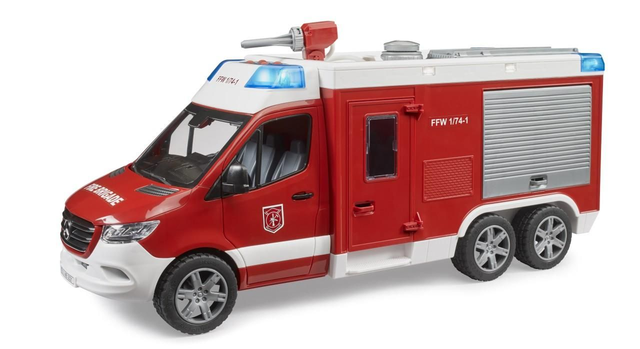 Fourgon de pompiers MB Sprinter avec module son et lumière