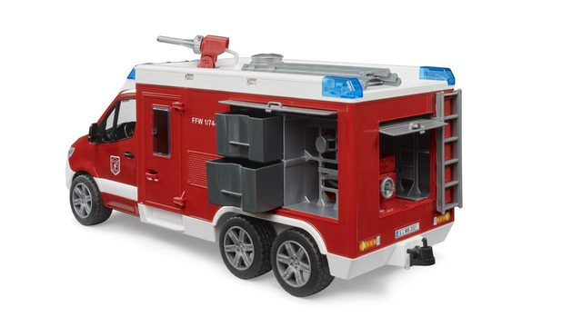 Fourgon de pompiers MB Sprinter avec module son et lumière