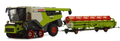 Moissonneuse Claas Lexion 6800 Terra Trac et Chariot Porte Coupe Mar2028 Échel