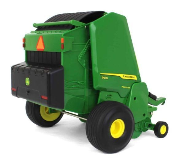 Presse à balles rondes JOHN DEERE 561R avec balle