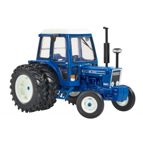43371 Ford 7600 Miniature Tractor with Removable Rear Dual Wheels, 1/32 Scale