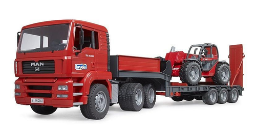 Bruder 02774 - Camion MAN TGA avec chariot télescopique Manitou MLT 633